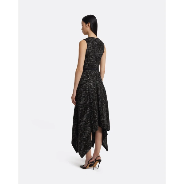 Okimi Dress in Black & Gold - Image 3