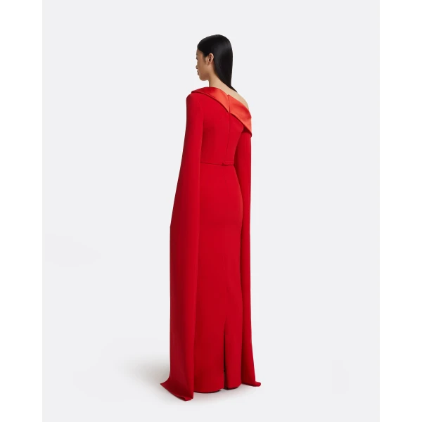 Rinoa Long Dress in Cherry Red - Image 3