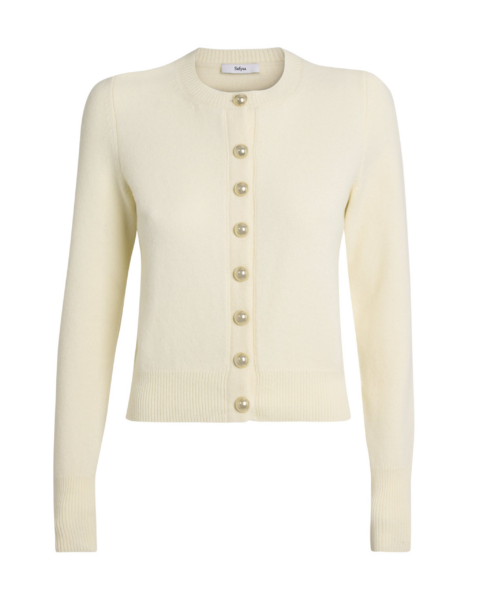 Selen Cardigan in Ivory