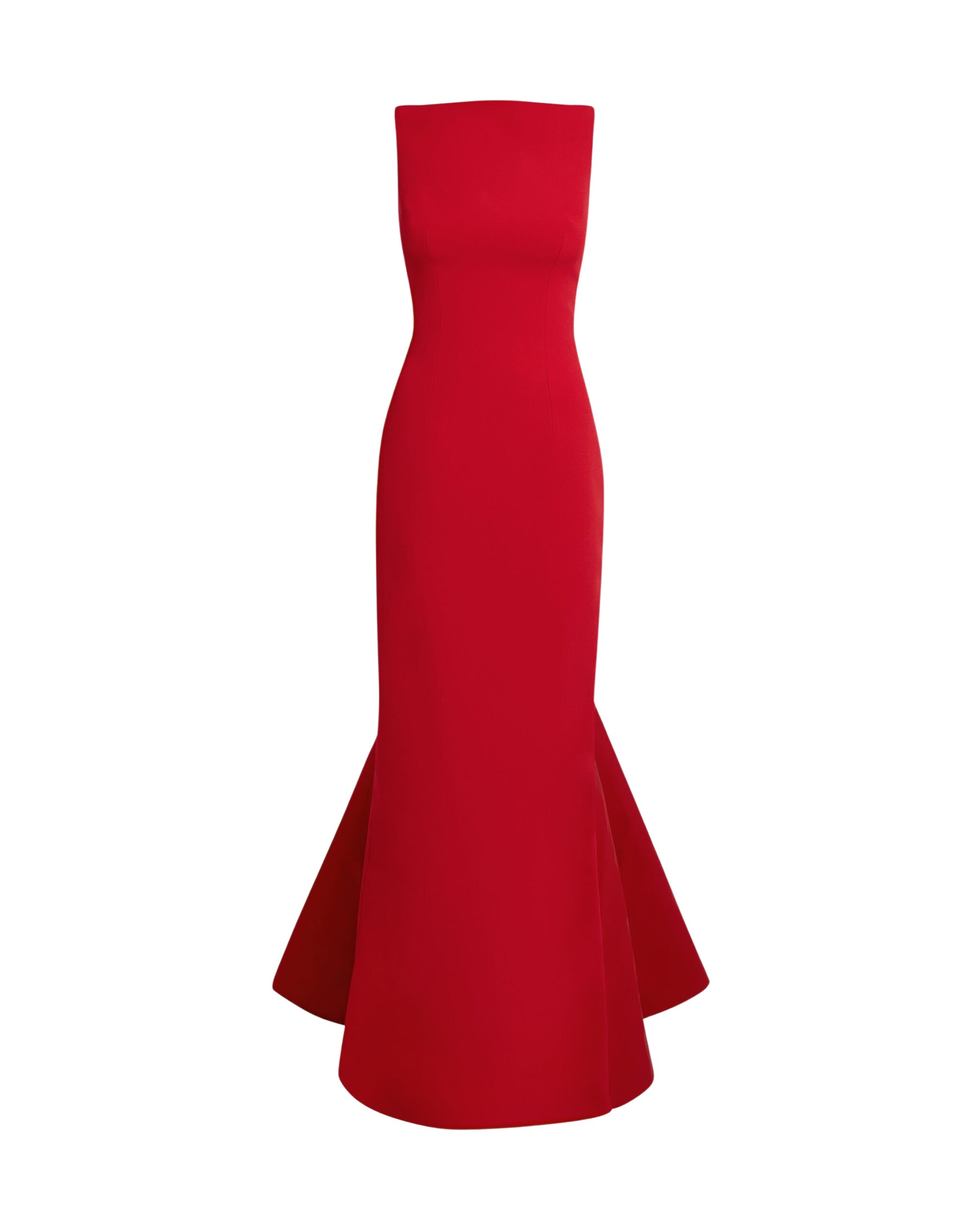 Safiyaa-Sloane-Long-Dress-in-Lacquer-Red-on-Crimson-Coveti-scaled85475_nobg Sloane Long Dress in Lacquer Red on Crimson - Image 1