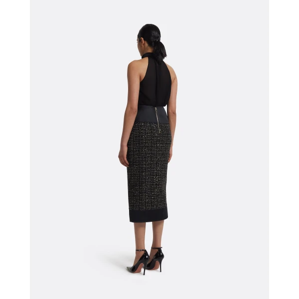 Suki Skirt in Black & Gold - Image 3