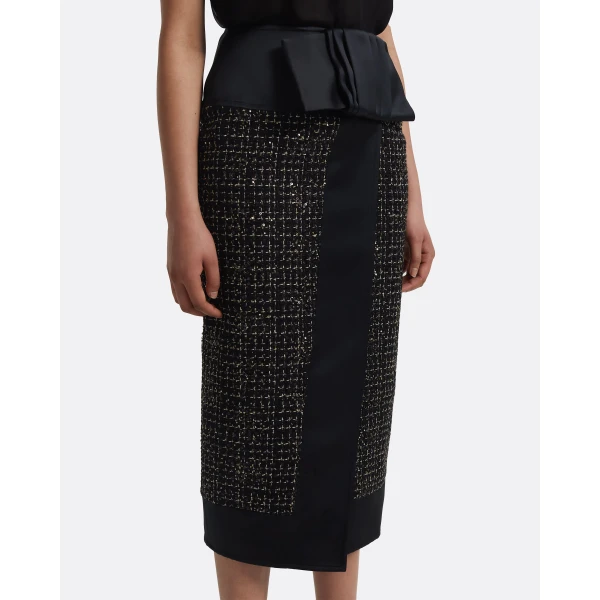 Suki Skirt in Black & Gold - Image 4