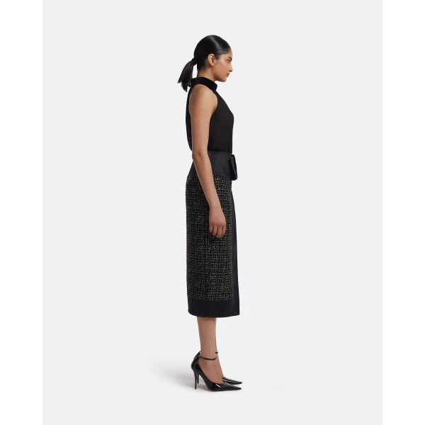 Suki Skirt in Black & Gold - Image 5