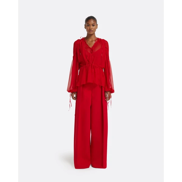 Tanner Trousers in Crimson - Image 2