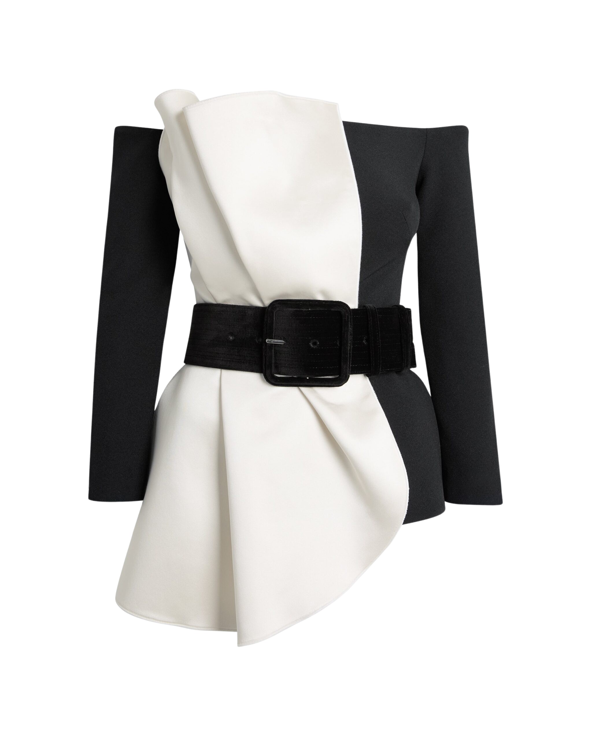 Safiyaa-Yuka-Top-in-Ivory-On-Black-Coveti-7-scaled67792_nobg Yuka Top in Ivory On Black - Image 1