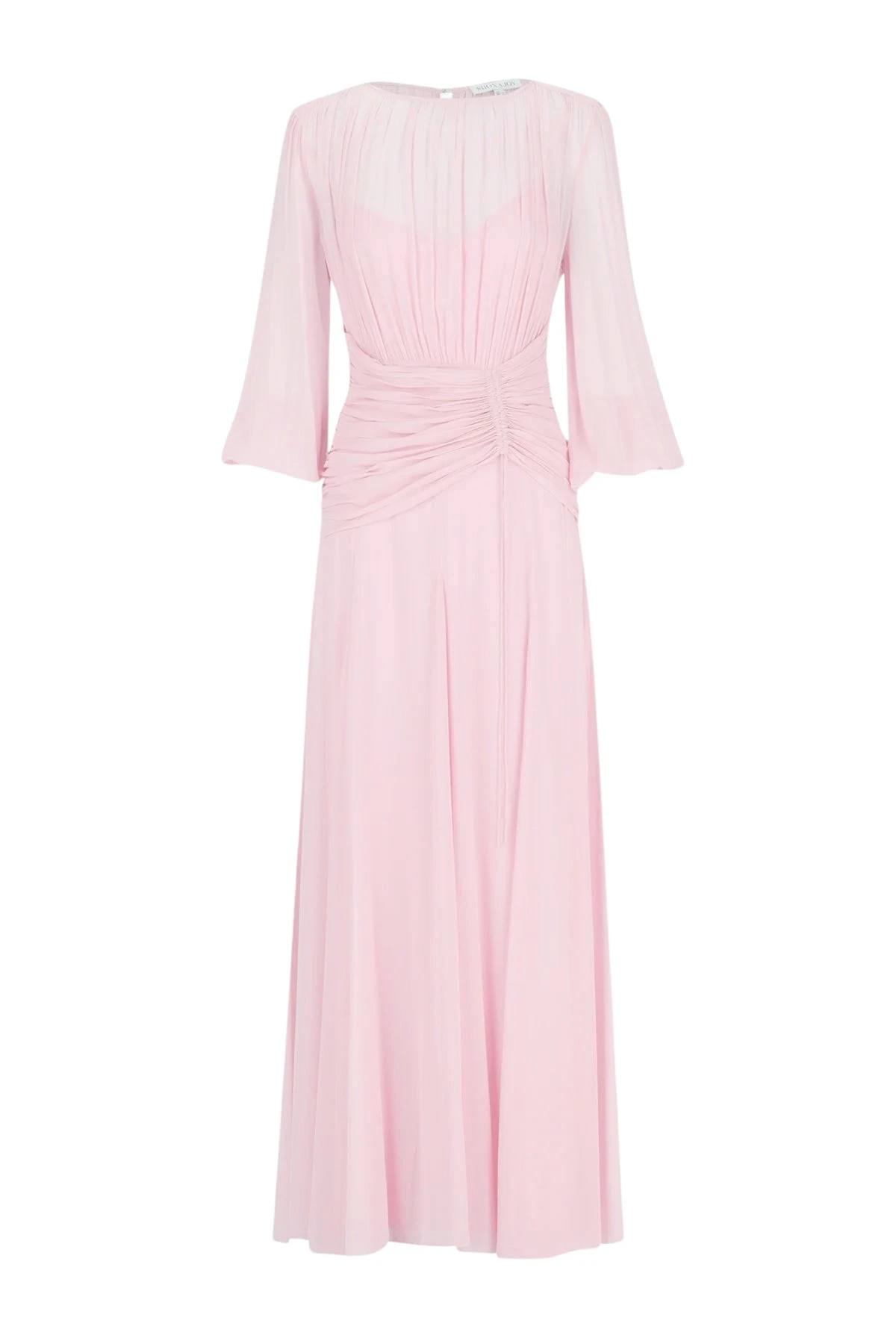 Shona-Joy-Amina-High-Neck-Balloon-Sleeve-Maxi-Dress-Fairyfloss-2025-coveti39735_nobg Shona Joy Pink Dresses