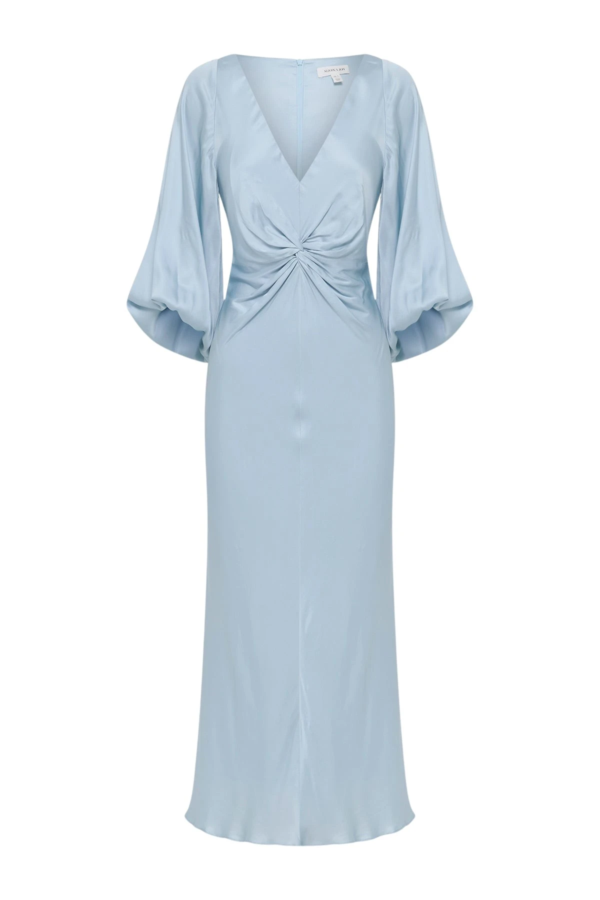 Shona-Joy-Lumiere-Knot-Front-Midi-Dress-Cloud-Drift-2025-coveti68199_nobg Shona Joy Blue Dresses