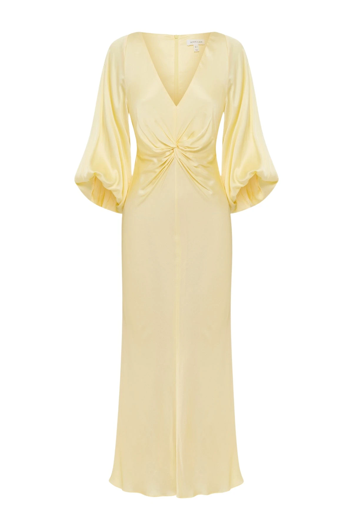 Shona-Joy-Lumiere-Knot-Front-Midi-Dress-Golden-Hour-2025-coveti76424_nobg Shona Joy Yellow Dresses