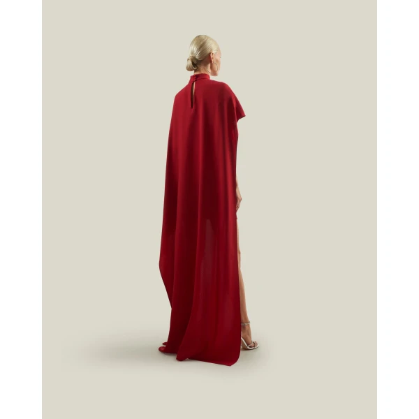 Taller Marmo kaftan dress with statement sleeves – designer fashion Luxury Shoes 