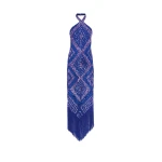 Taller Marmo feather dress – couture inspired evening gown available at Luxury Shoes 