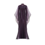 Taller Marmo feather dress – couture inspired evening gown available at Luxury Shoes 
