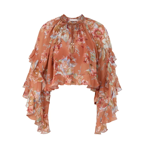 Elevate your elegance in this Zimmermann Tops   from the 2025 resort wear edit