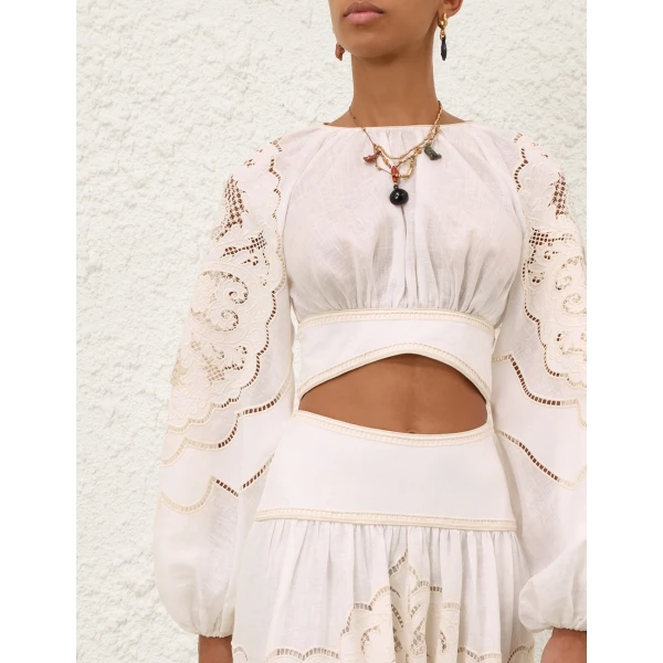 Elevate your elegance in this Zimmermann Tops   from the 2025 resort wear edit