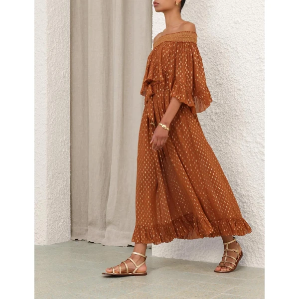 Elevate your elegance in this Zimmermann Dresses   from the 2025 resort wear edit