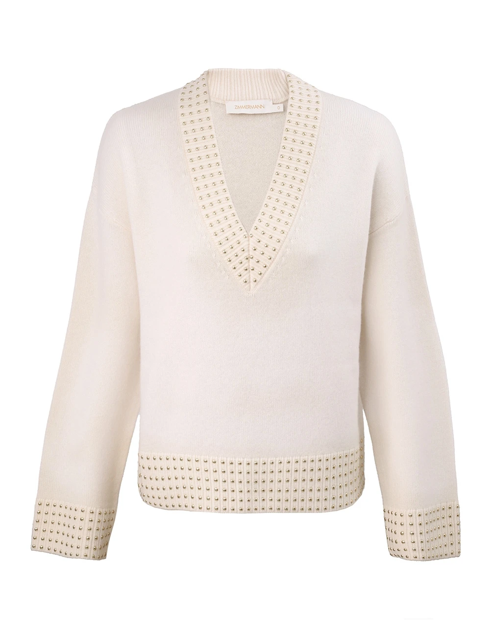 Zimmermann Rebellion Embellished Sweater | Ready to Wear 2025 Collection Luxury Shoes Elevate your elegance in this Zimmermann Knitwear from the 2025 resort wear edit