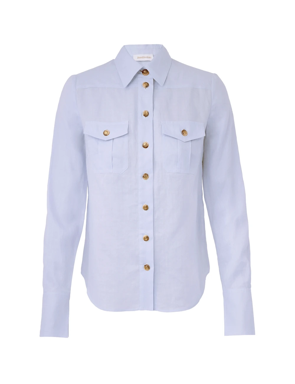 Zimmermann Safari Shirt | Ready to Wear 2025 Collection Luxury Shoes Elevate your elegance in this Zimmermann Tops from the 2025 resort wear edit