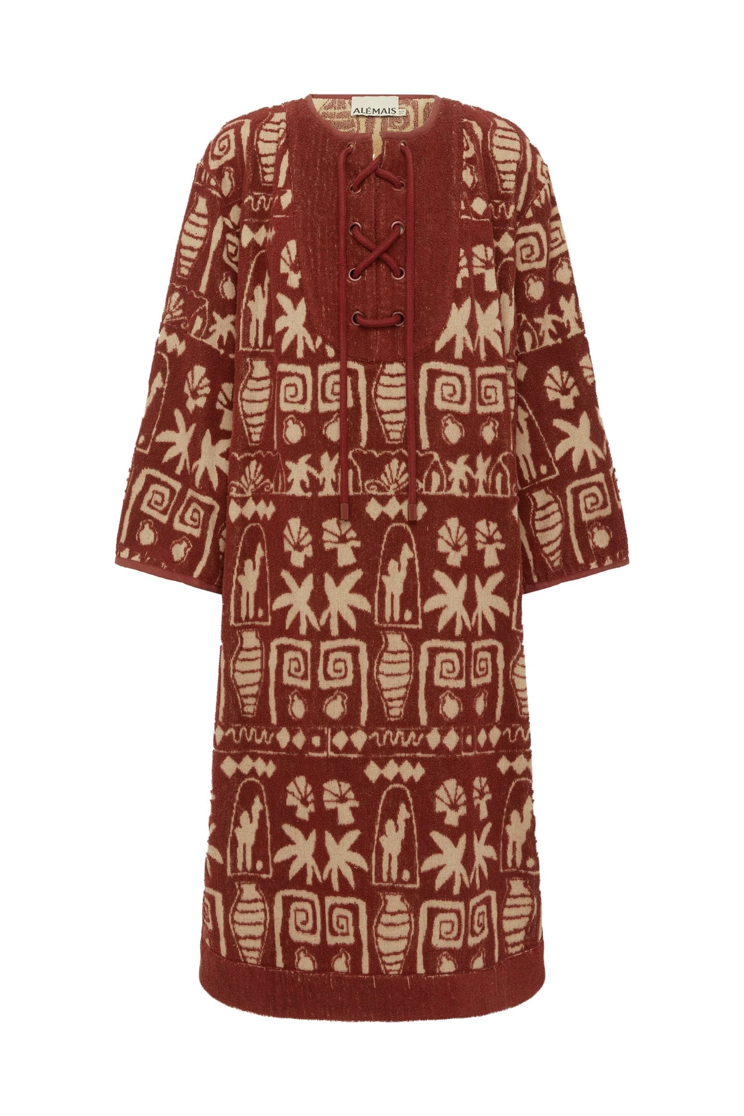 Alemais Maya Midi Coverup | Ready to Wear Collection Luxury Shoes Elevate your elegance in this Alemais Dresses from the resort wear edit