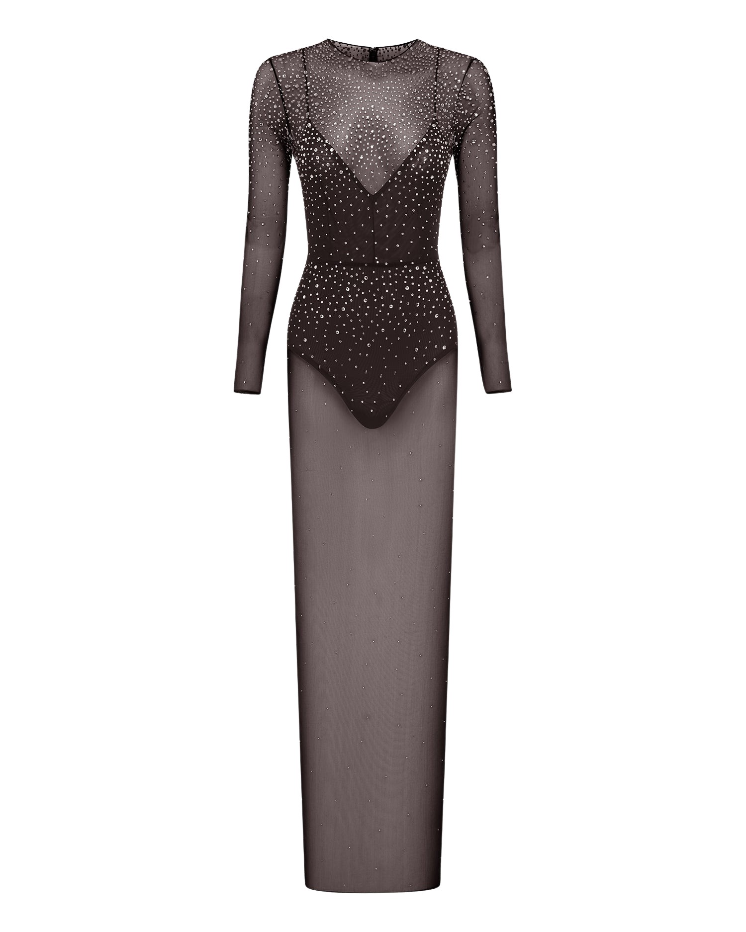 Alex-Perry-Long-Sleeve-Column-in-Crystal-Mesh-coveti49591_nobg Alex Perry Dresses