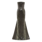 Alex Perry strapless gown in sequin stretch mesh, a sculptural red-carpet evening column