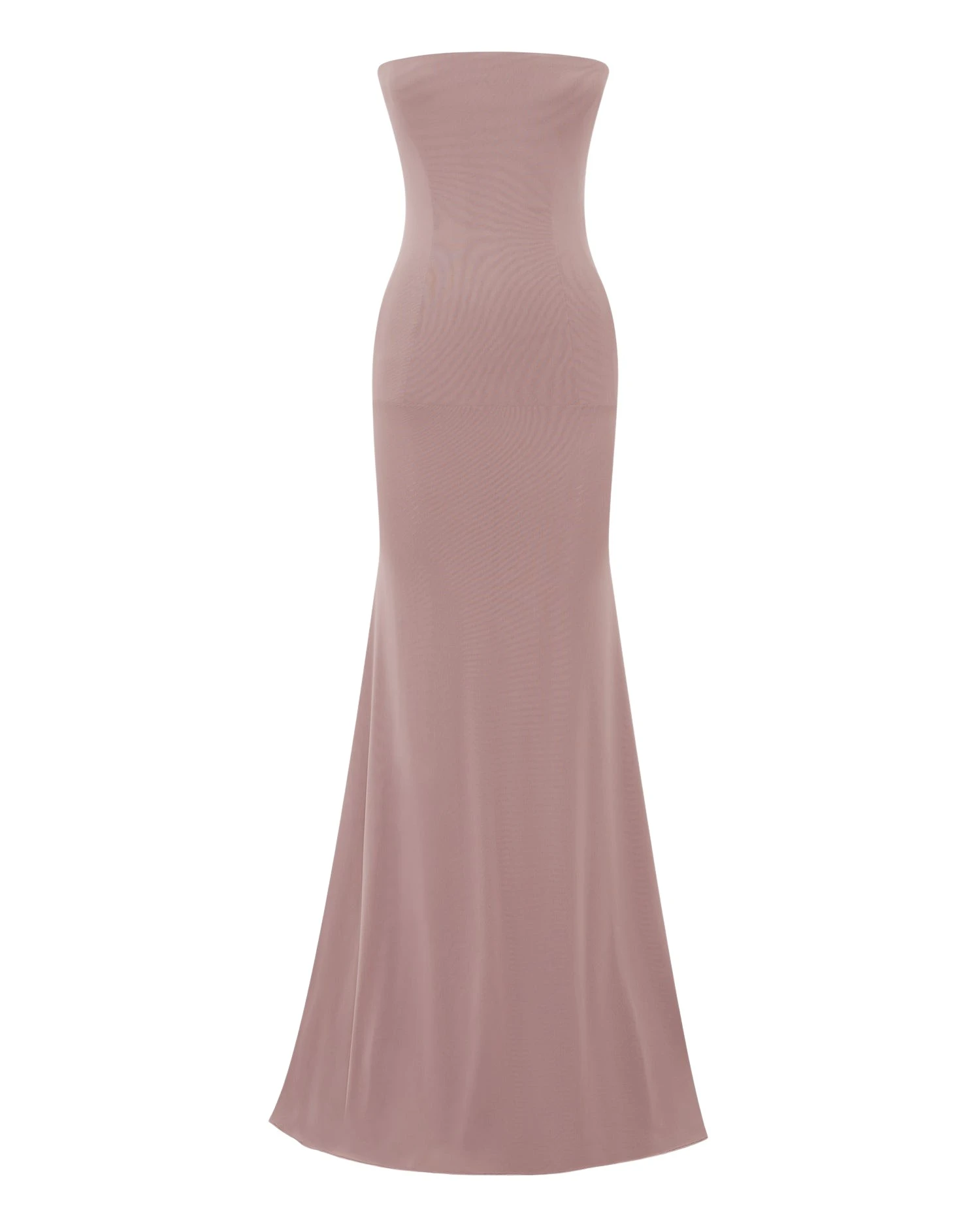 Alex Perry strapless gown in stretch mesh, a corseted red-carpet evening column