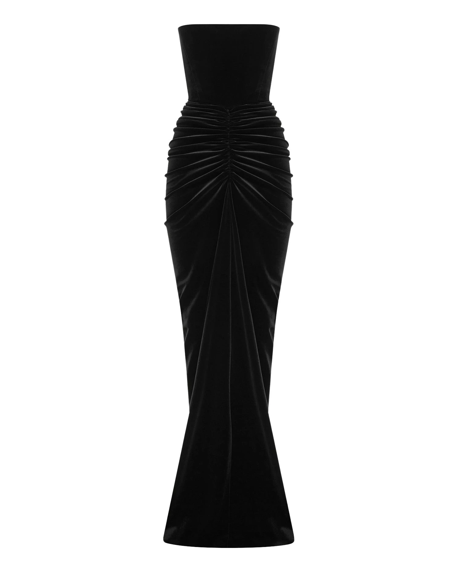 Alex-Perry-Strapless-Ruched-Gown-in-Velvet-coveti84835_nobg Alex Perry Dresses