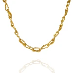 Alexandra Hakim Golden Knotted Chain designer jewelry designer jewelry