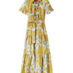 La-Double-J-Long-And-Sassy-Dress-coveti-680652_nobg La DoubleJ Roy Dress Phoenix Placée Ivory in Silk Twill - Dresses - Milanese Maximalist Fashion at Luxury Shoes