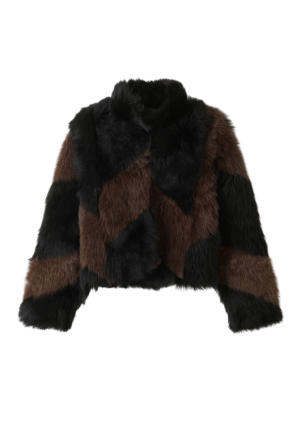 Me and Em Luxe Patchwork Coat