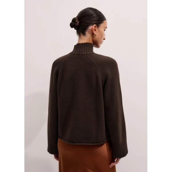 Wool + Cashmere – luxury British Brown in Me and Em exclusively at Luxury Shoes 