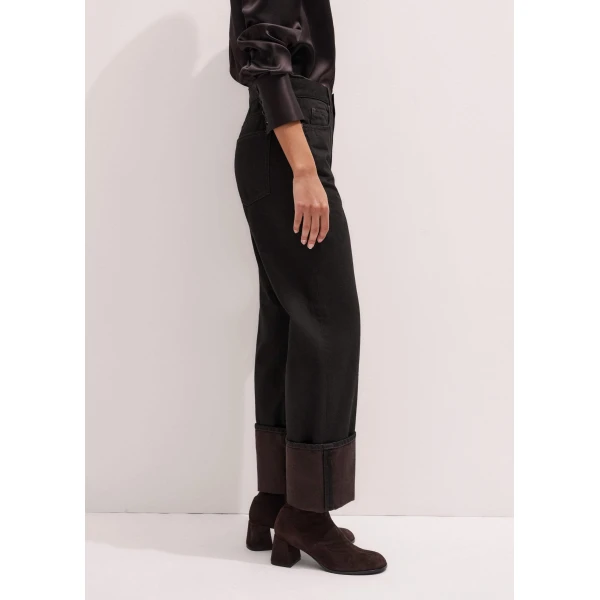 Midweight Denim – luxury British Black in Me and Em exclusively at Luxury Shoes 