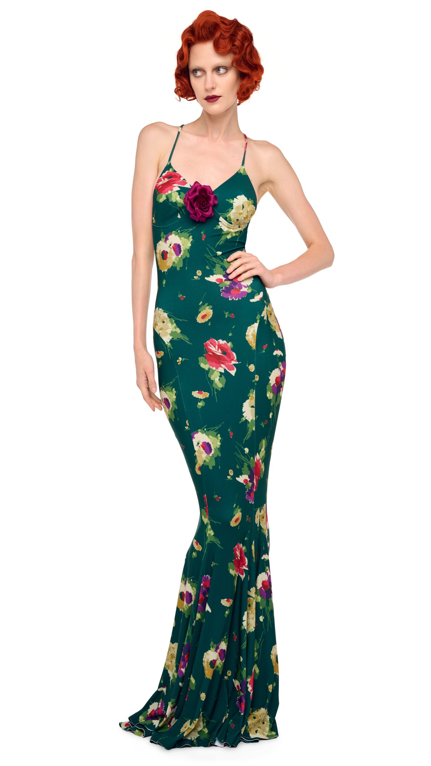 Norma Kamali Low Back Slip Fishtail Gown | Ready to Wear Collection Luxury Shoes Elevate your elegance in this Norma Kamali from the resort wear edit