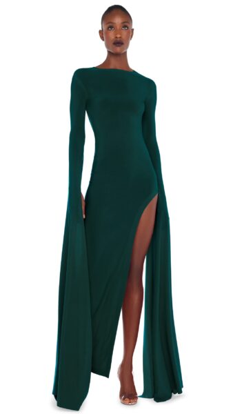 Elevate your elegance in this Norma Kamali  from the resort wear edit