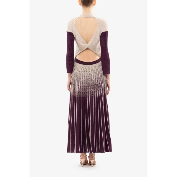Saiid Kobeisy Degrade knitwear dress