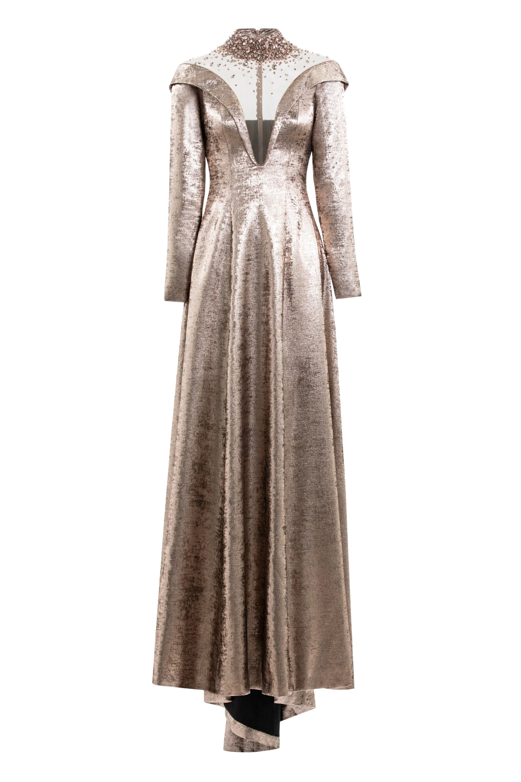 Saiid-Kobeisy-Embellished-Off-Shoulder-Lame-Dress-2025-coveti-scaled76451_nobg Saiid Kobeisy Embellished Off-Shoulder Lamé Dress