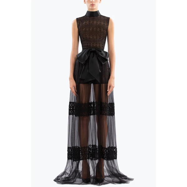 Saiid Kobeisy Lace long dress