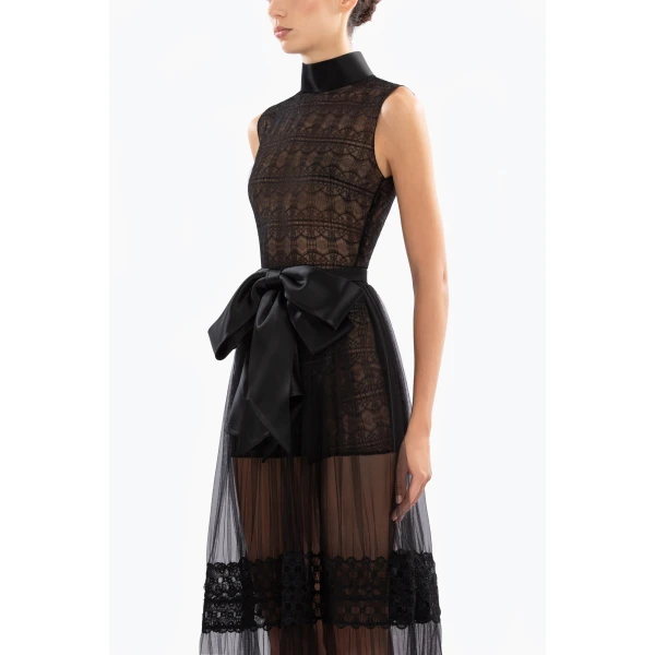 Saiid Kobeisy Lace long dress