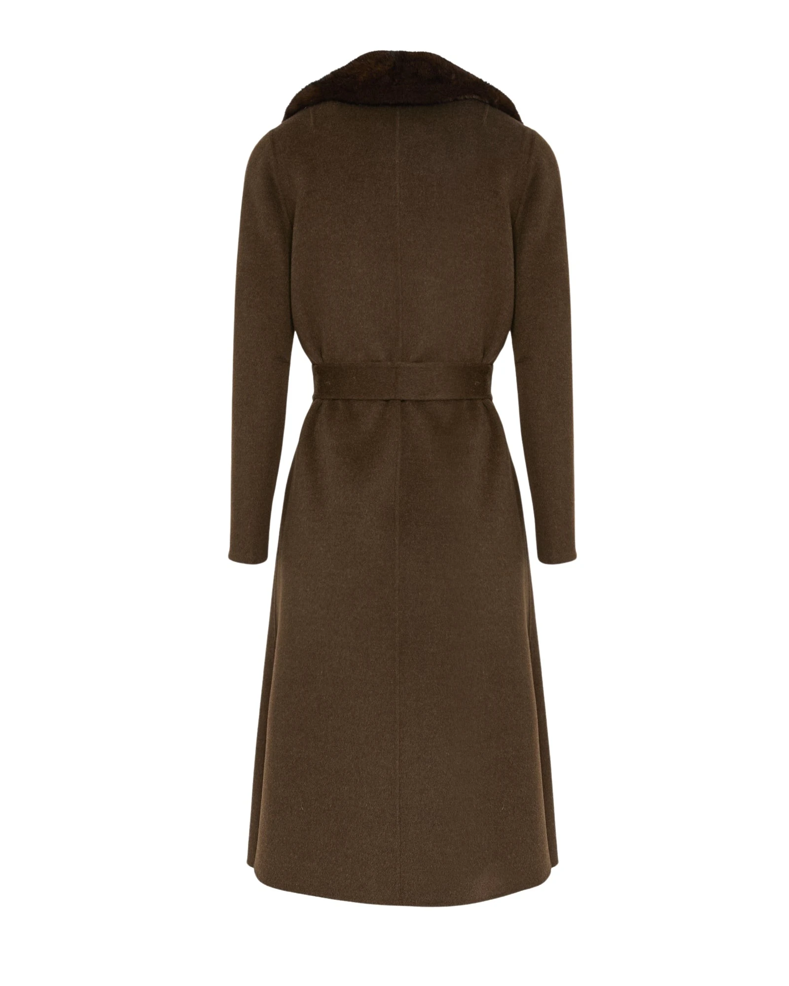 Yves-Salomon-Belted-cashmere-wool-coat-with-mink-fur-collar-and-over-pockets98457_nobg Woman wearing Yves Salomon shearling fur coat – luxury outerwear at Luxury Shoes