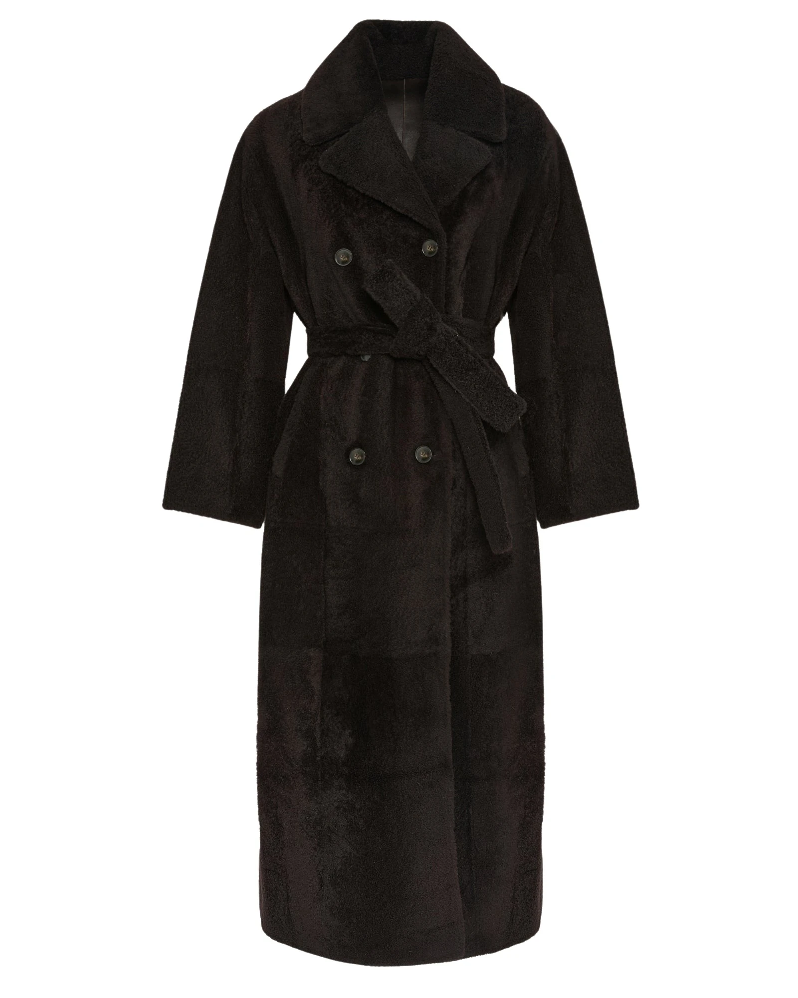 Yves-Salomon-Double-breasted-astrakan-style-lambskin-shearling-coat52169_nobg Woman wearing Yves Salomon shearling fur coat – luxury outerwear at Luxury Shoes