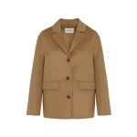 Yves-Salomon-Double-sided-cashmere-blend-jacket59947_nobg Woman wearing Yves Salomon shearling fur coat – luxury outerwear at Luxury Shoes