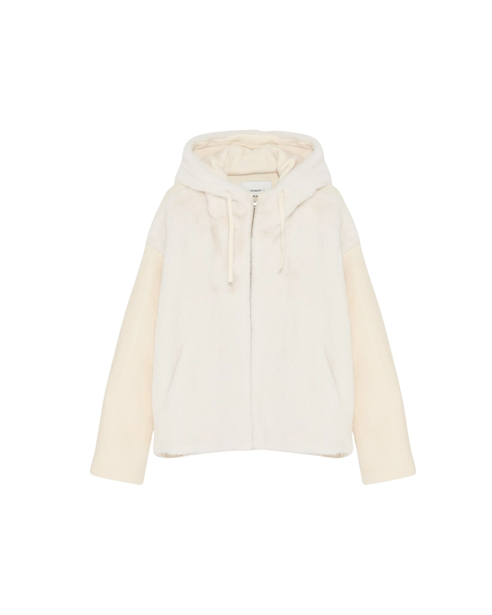 Yves-Salomon-Hooded-jacket-in-knit-and-mink-fur-545216_nobg Woman wearing Yves Salomon shearling fur coat – luxury outerwear at Luxury Shoes