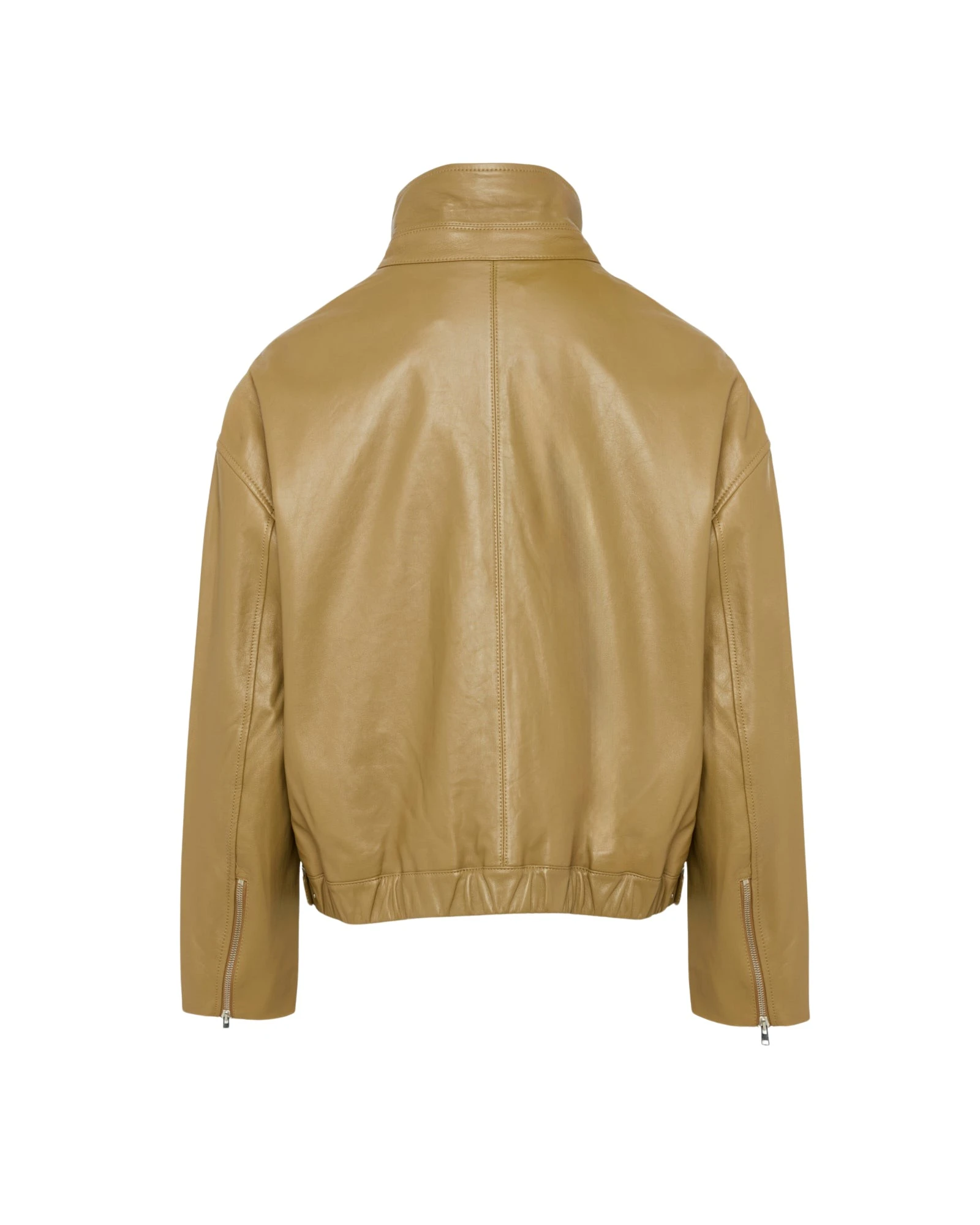 Yves-Salomon-Lamb-leather-blouson44119_nobg Woman wearing Yves Salomon shearling fur coat – luxury outerwear at Luxury Shoes
