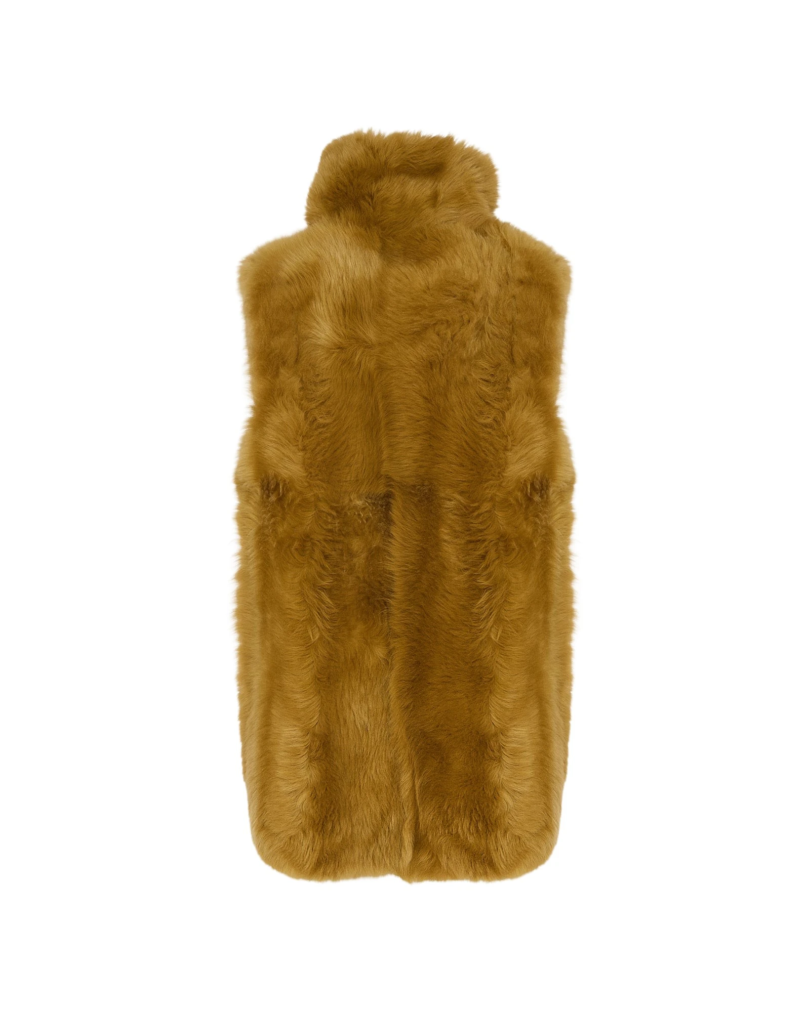 Yves-Salomon-Long-reversible-gilet-in-Toscana-lambskin80385_nobg Woman wearing Yves Salomon shearling fur coat – luxury outerwear at Luxury Shoes