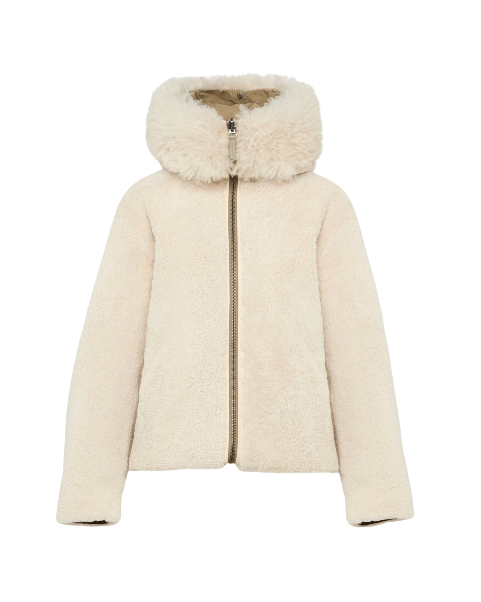 Yves-Salomon-Revrsible-hooded-jacket-in-lambskin-shearling-and-technical-fabric-538135_nobg Woman wearing Yves Salomon shearling fur coat – luxury outerwear at Luxury Shoes