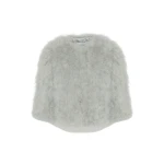 Woman wearing Yves Salomon shearling fur coat – luxury outerwear at Luxury Shoes 