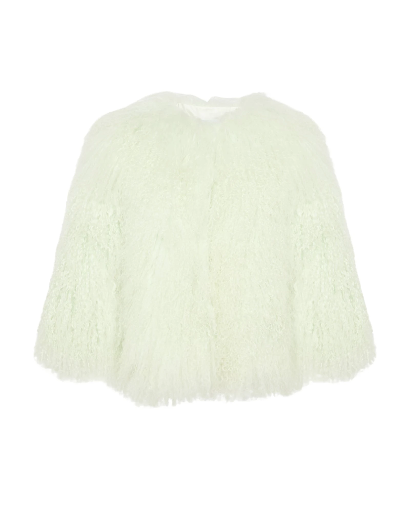 Yves-Salomon-Short-jacket-in-Mongolian-lamb99705_nobg Woman wearing Yves Salomon shearling fur coat – luxury outerwear at Luxury Shoes