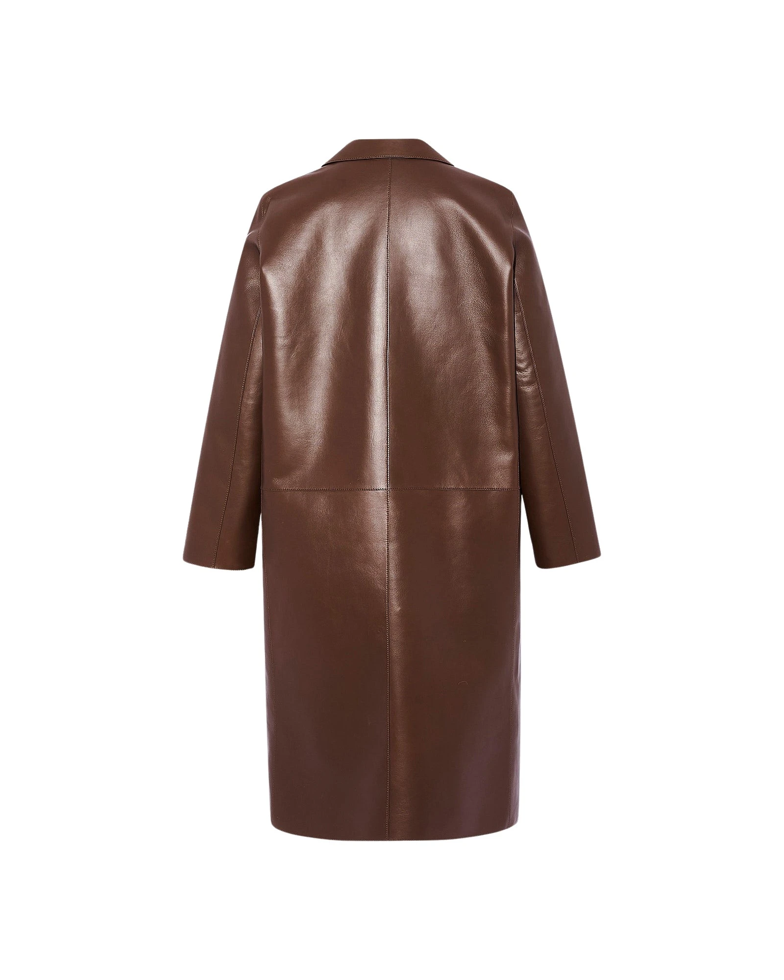 Yves-Salomon-Straight-coat-in-bonded-leather-and-wool45886_nobg Woman wearing Yves Salomon shearling fur coat – luxury outerwear at Luxury Shoes