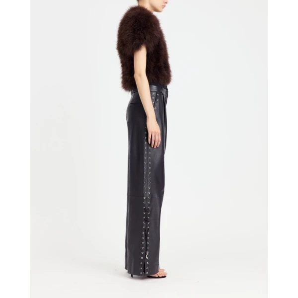 Elevate your elegance in this 16Arlington  from the luxury feather dress edit