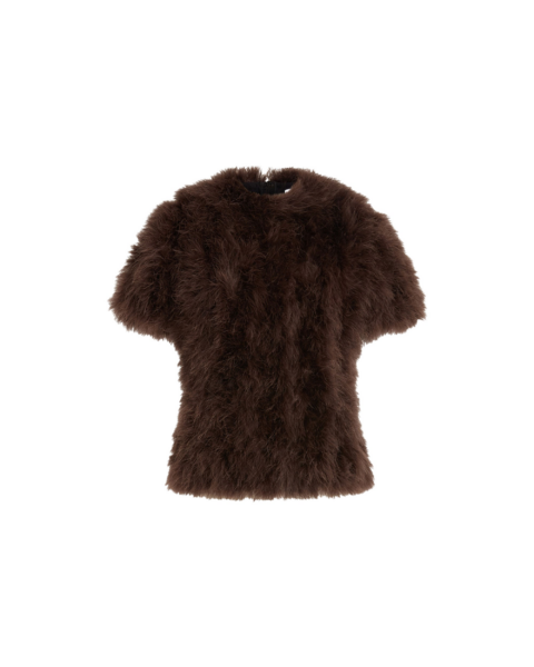 Elevate your elegance in this 16Arlington  from the luxury feather dress edit