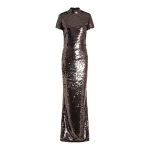 Elevate your elegance in this 16Arlington  from the luxury feather dress edit