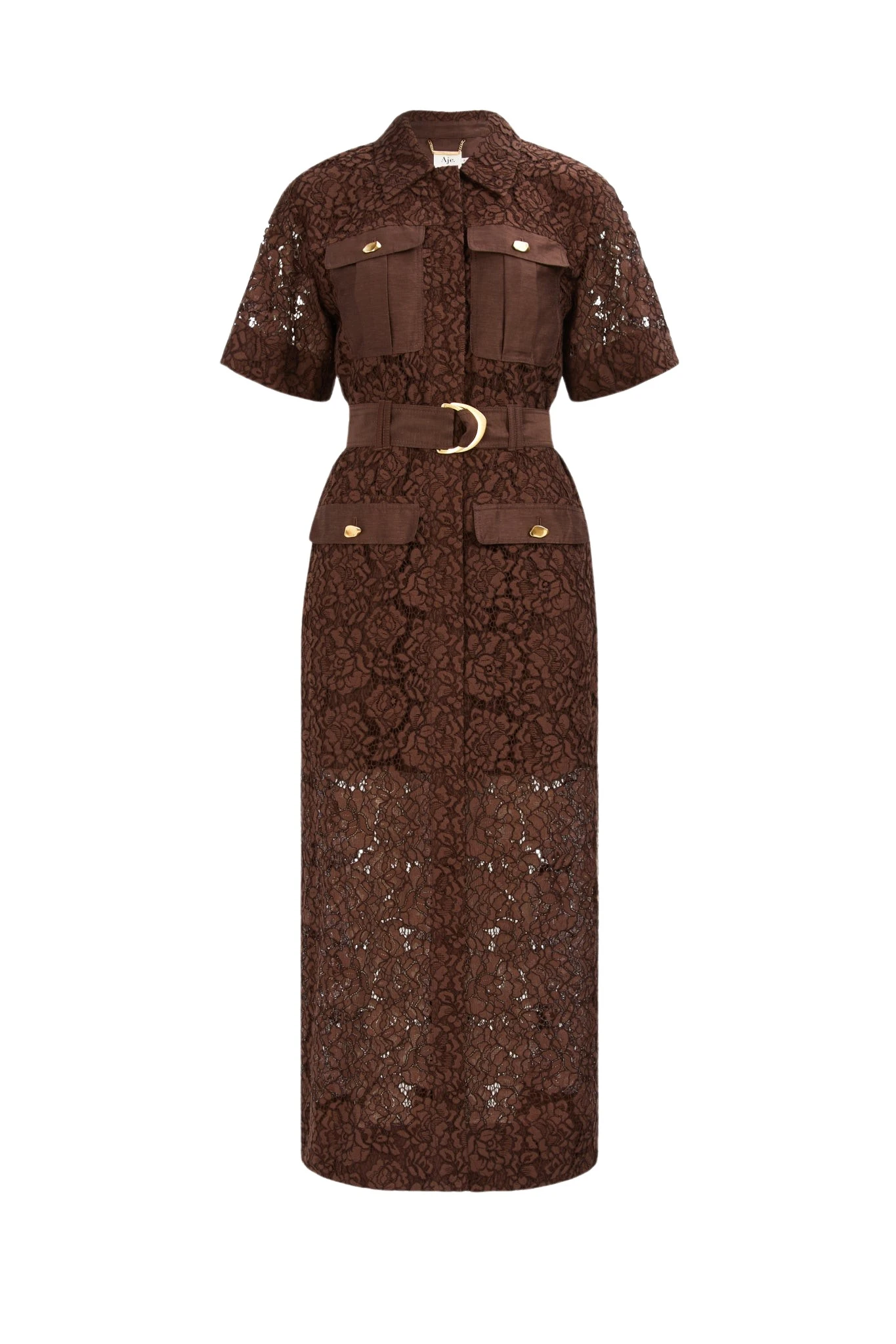Aje-aus-Mystic-Lace-Shirt-Dress40107_nobg Aje Brown